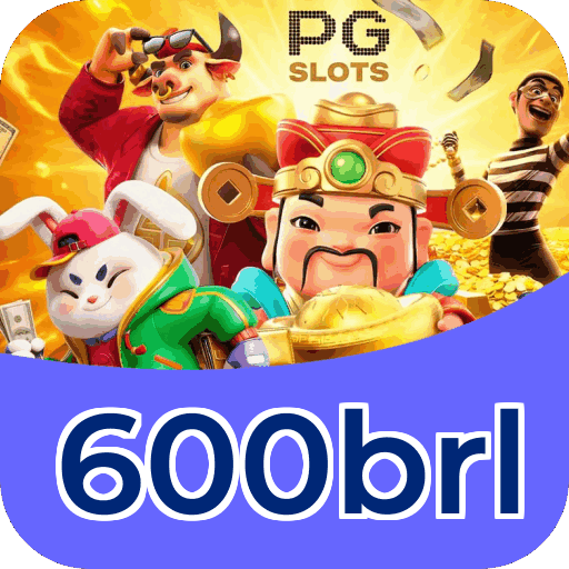 Interface do aplicativo 600brl mostrando jogos disponíveis no iOS e Android